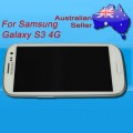 Samsung Galaxy S3 4G i9305 LCD and touch screen assembly with frame [White]